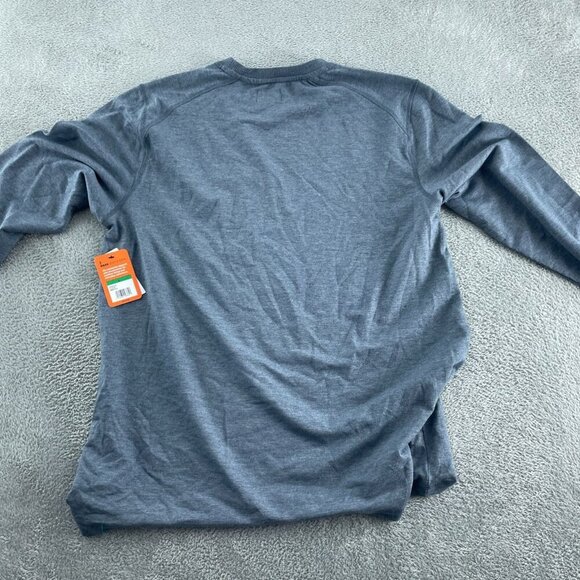 Bass Outdoor Ombre Blue Long Sleeve Utility Tee L NWT 5028 - Picture 2 of 10